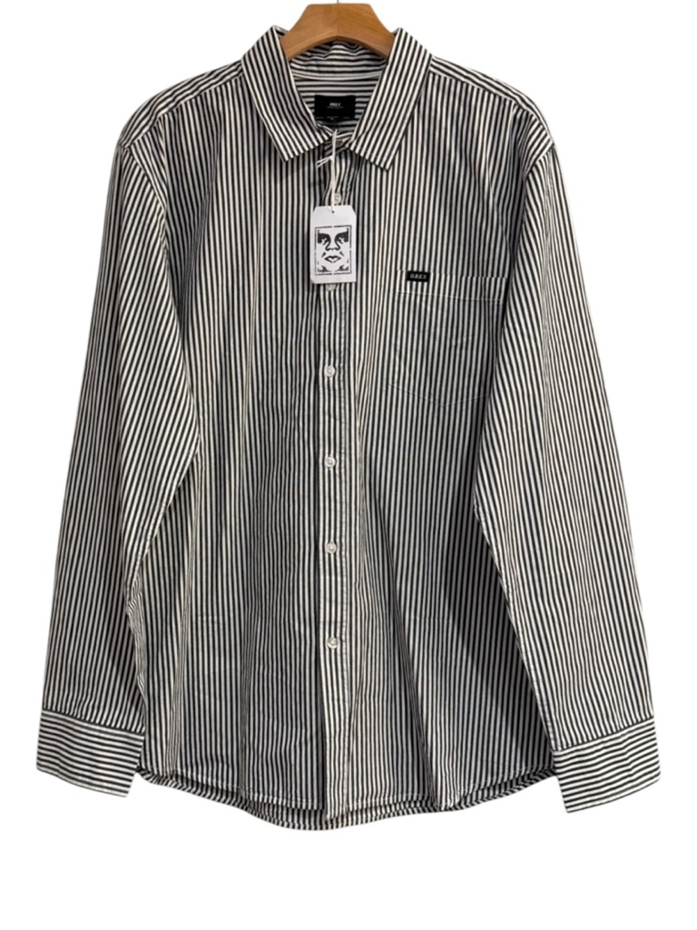 Obey Adario Woven Long Sleeve Dress Shirt Men’s Sz XL